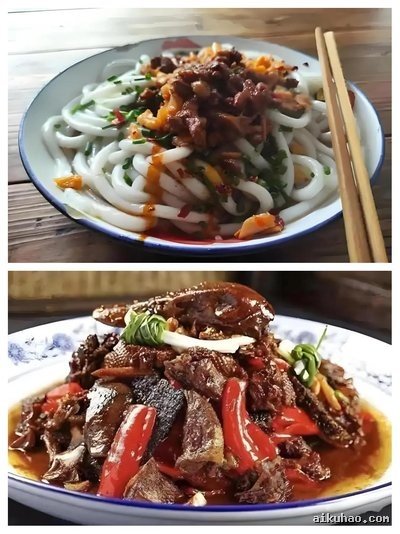 洪江美食粗米粉，鸭子好吃的不得了