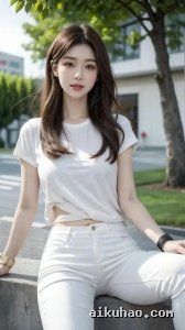 大长腿美女长发飘飘